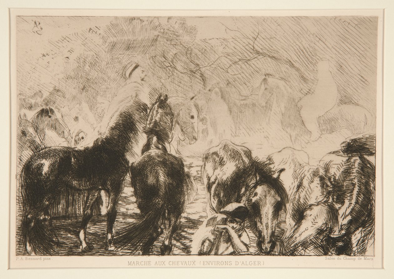 Marché aux chevaux (Environs de) - Albert Besnard