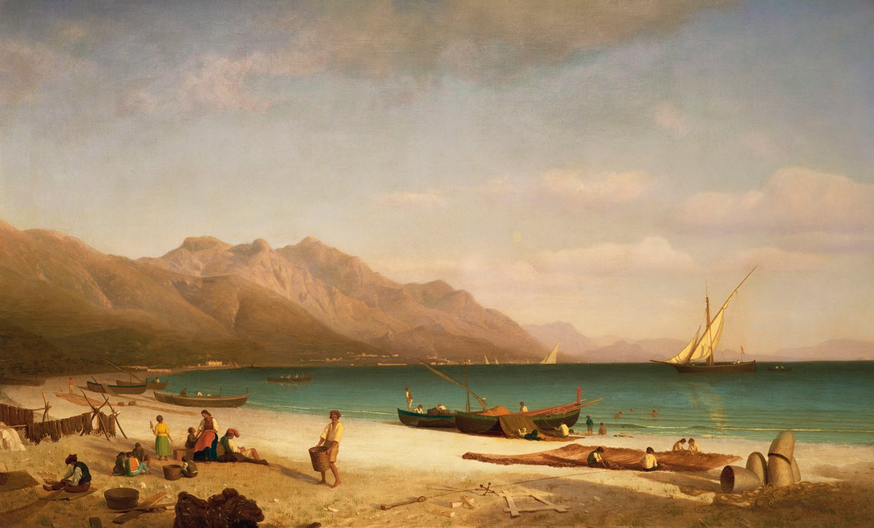Baie de Salerne, 1858 - Albert Bierstadt