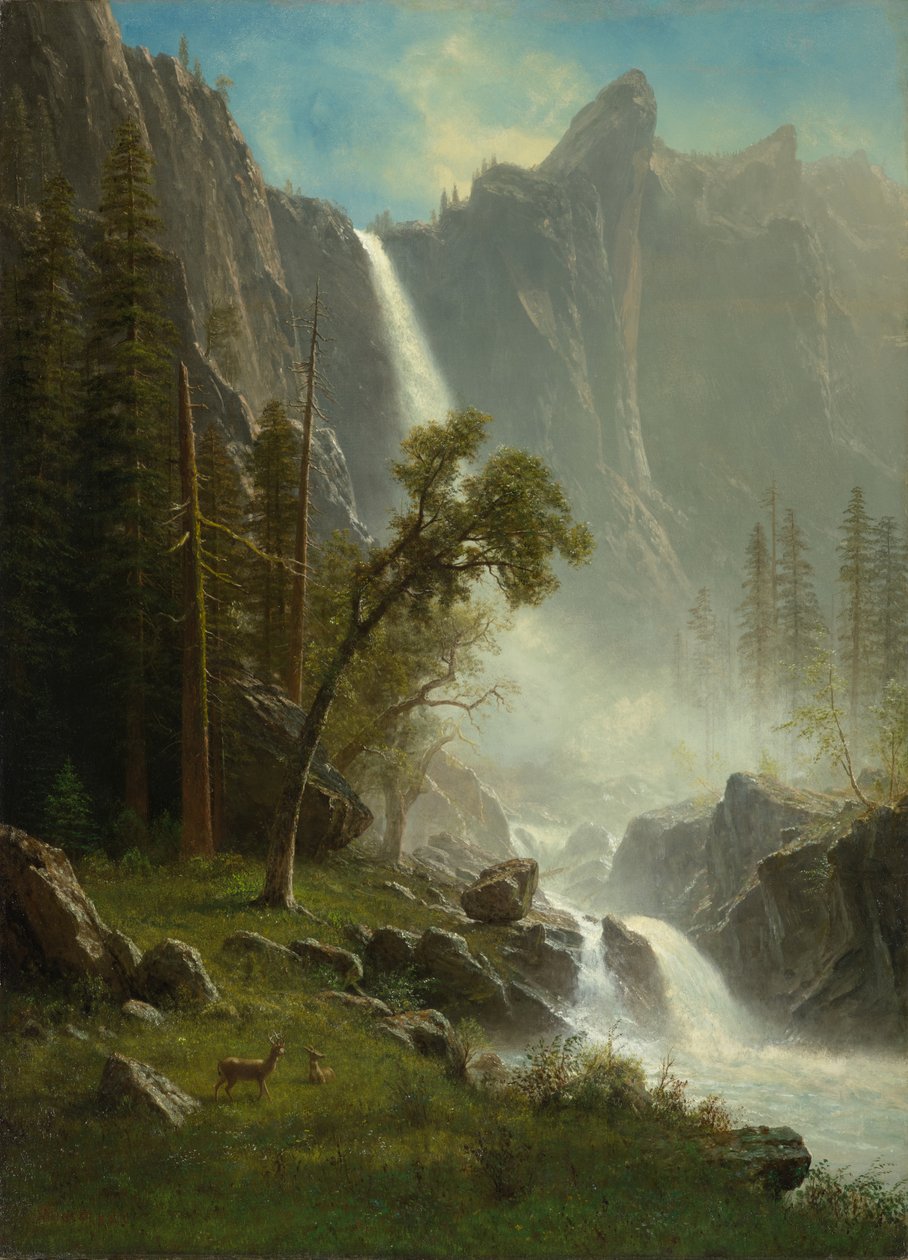 Chutes Bridal Veil, Yosemite, vers 1871-1873 - Albert Bierstadt