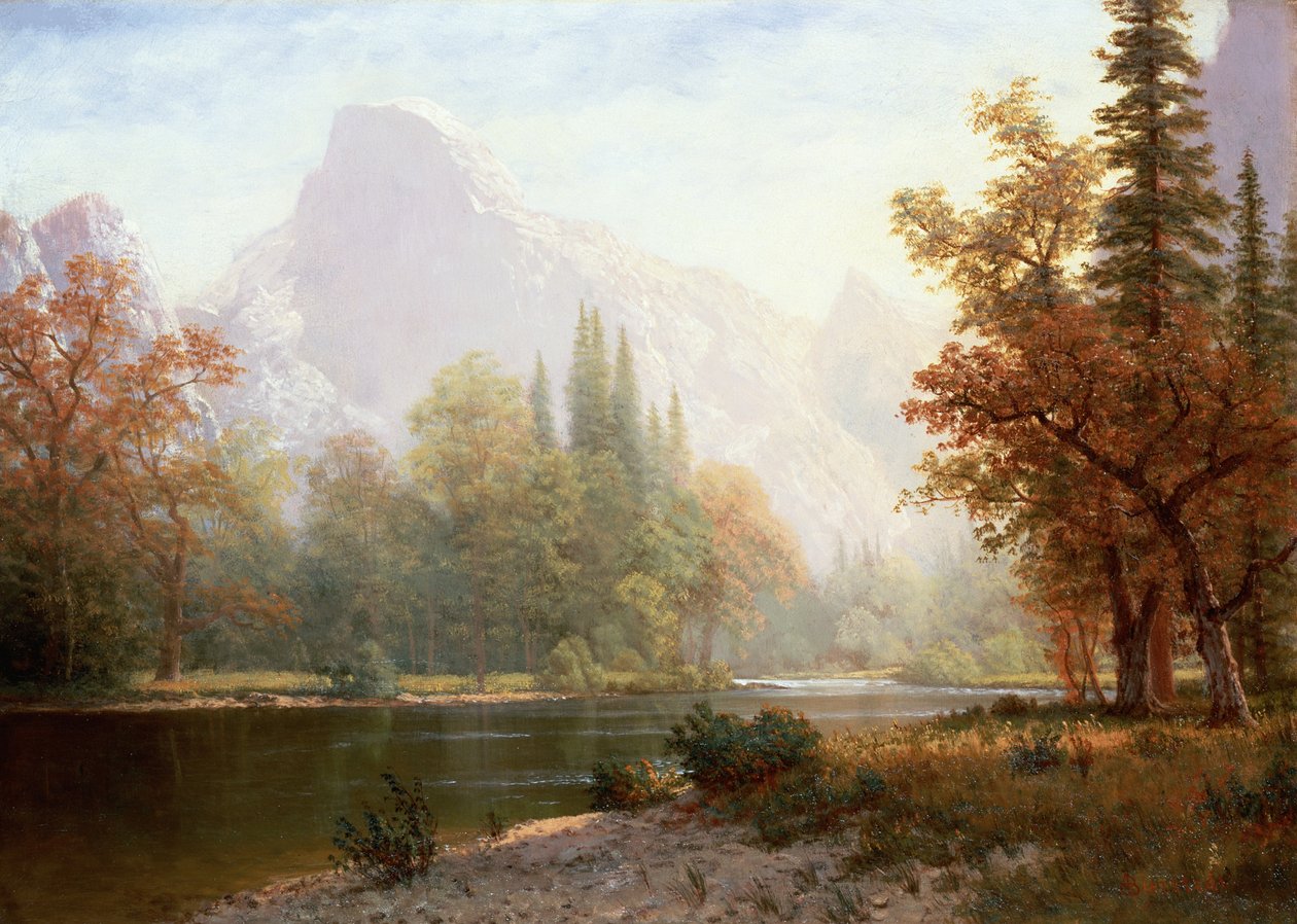 Demi-Dôme, Yosemite - Albert Bierstadt