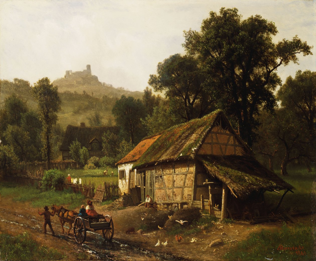 Dans les contreforts, 1861 - Albert Bierstadt