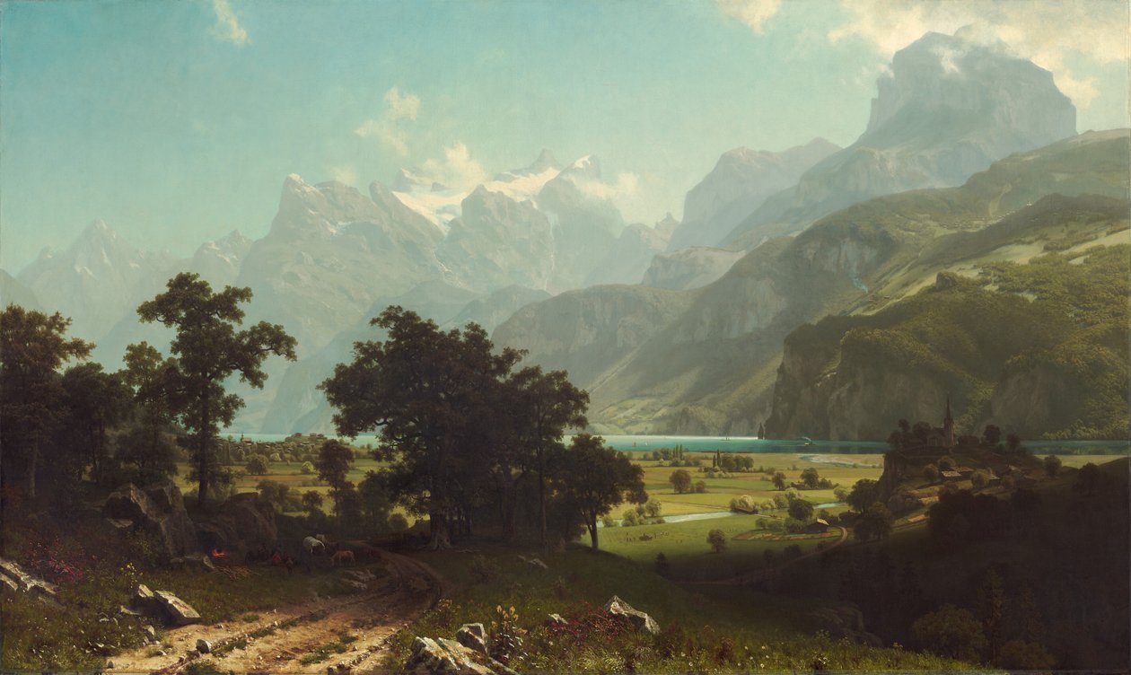 Lac des Quatre-Cantons - Albert Bierstadt