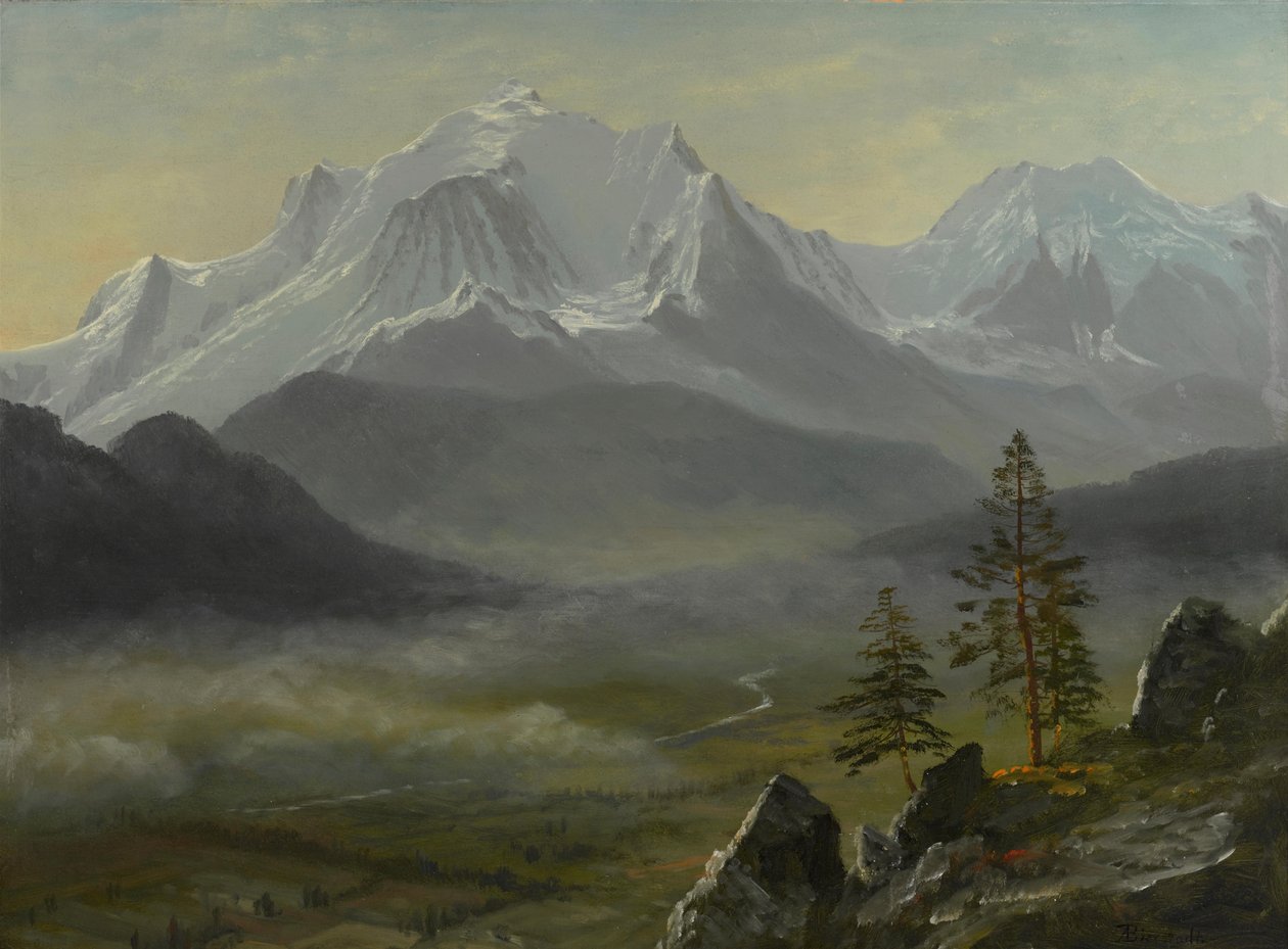 Mont Blanc - Albert Bierstadt