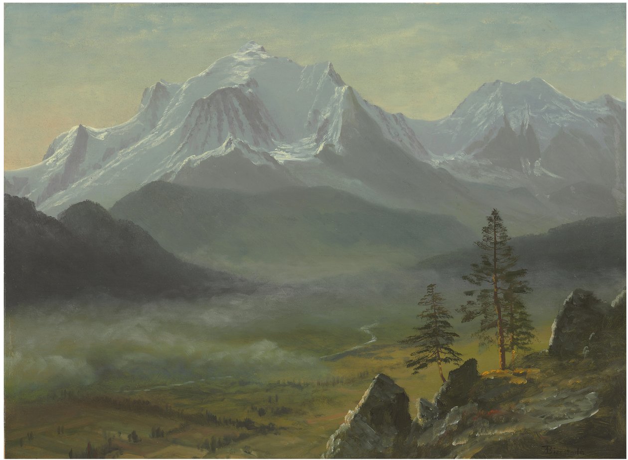 Mont Blanc - Albert Bierstadt