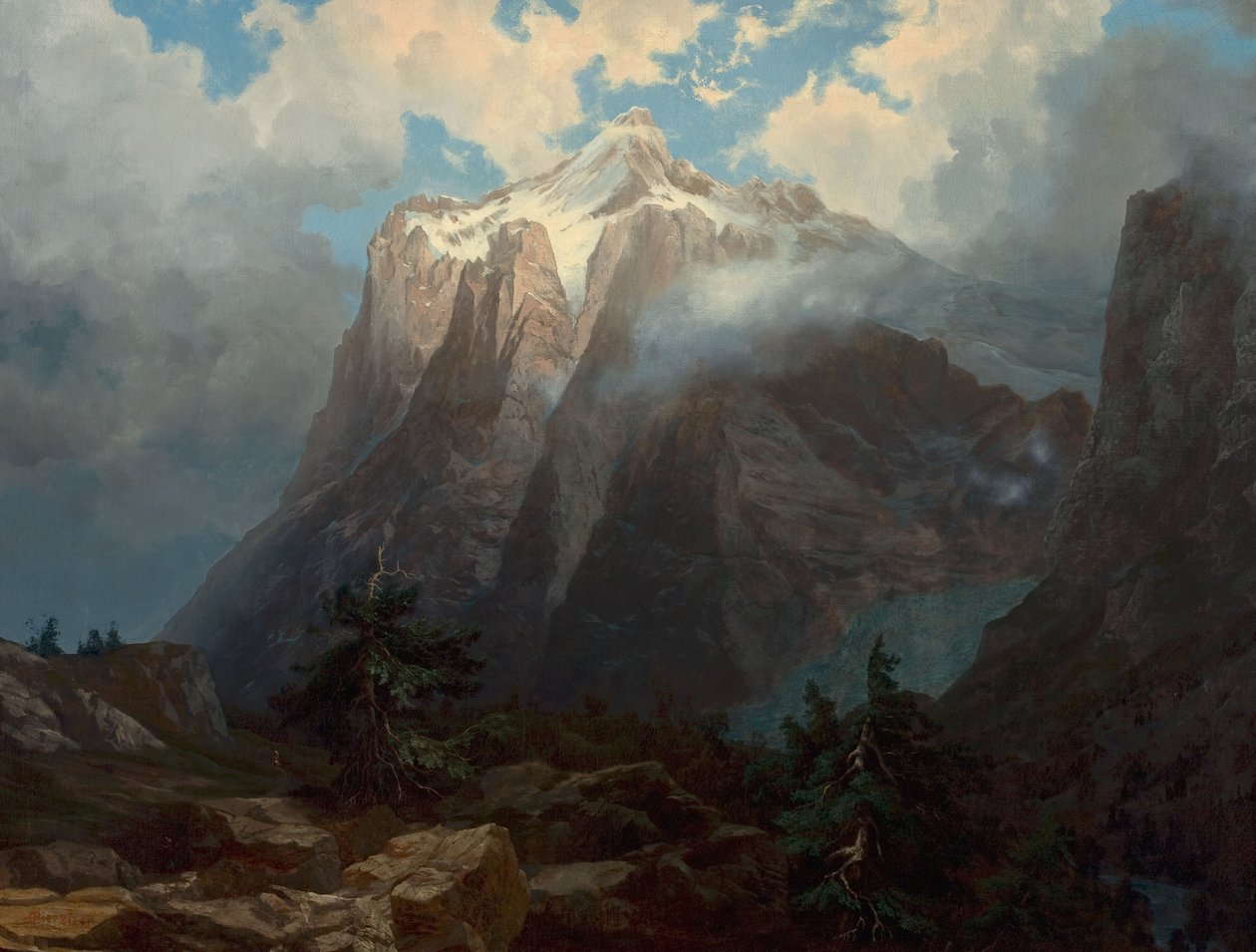 Mont Brewer depuis le canyon de King