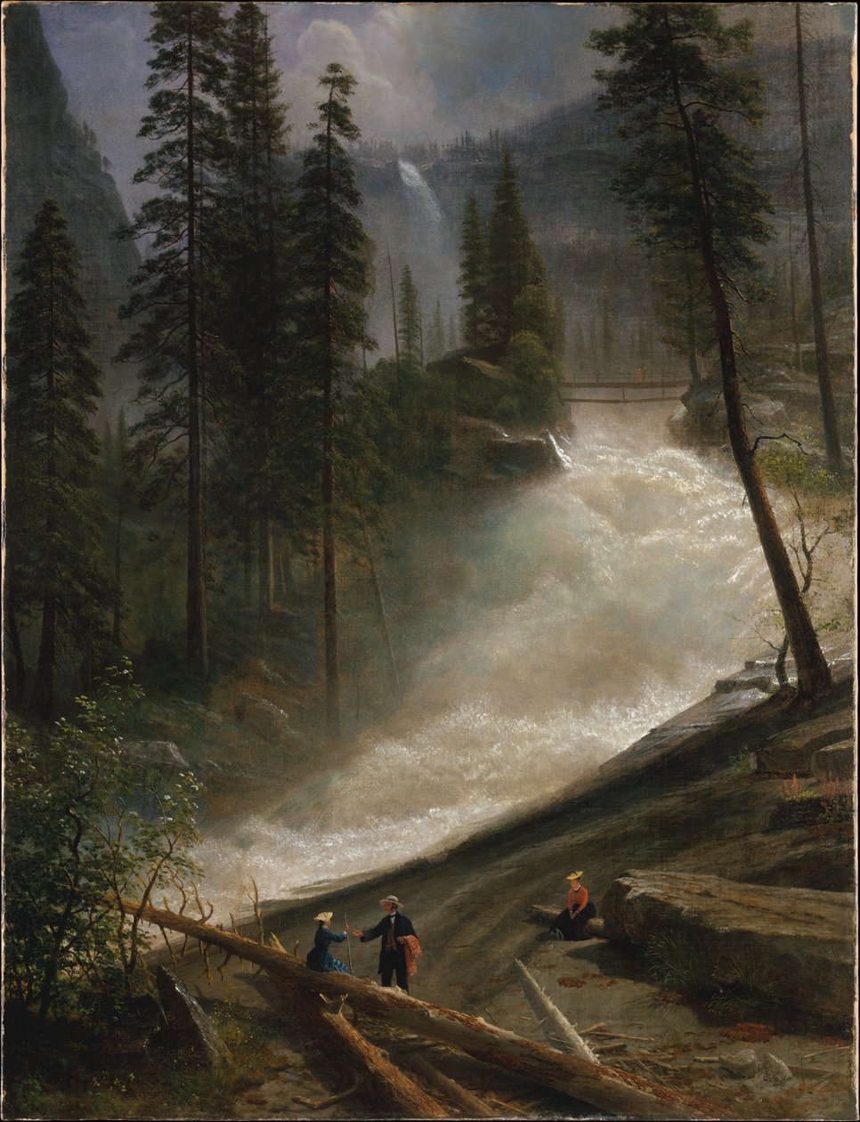 Chutes Nevada, Yosemite - Albert Bierstadt