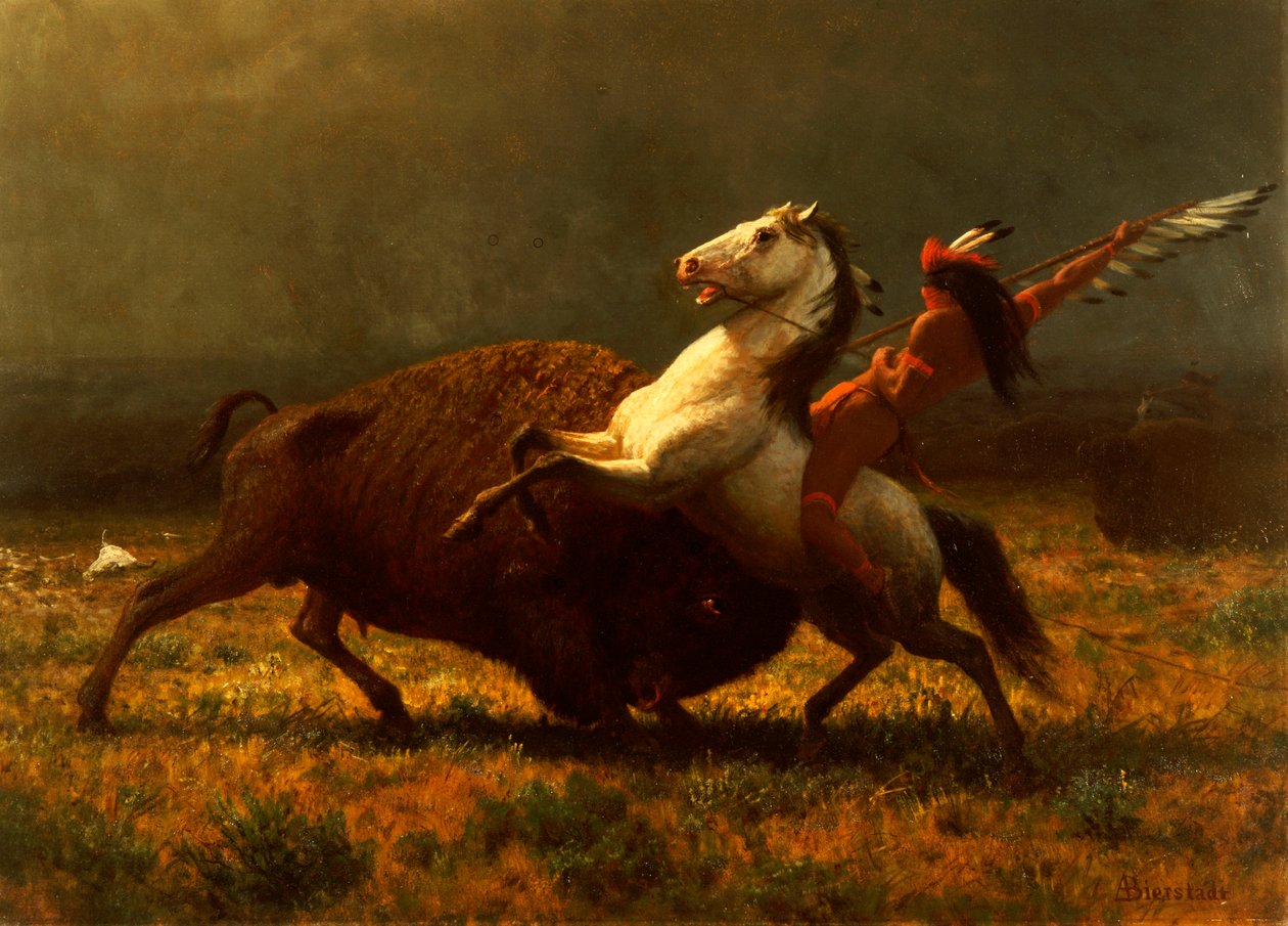 Le Dernier des bisons, vers 1888 - Albert Bierstadt