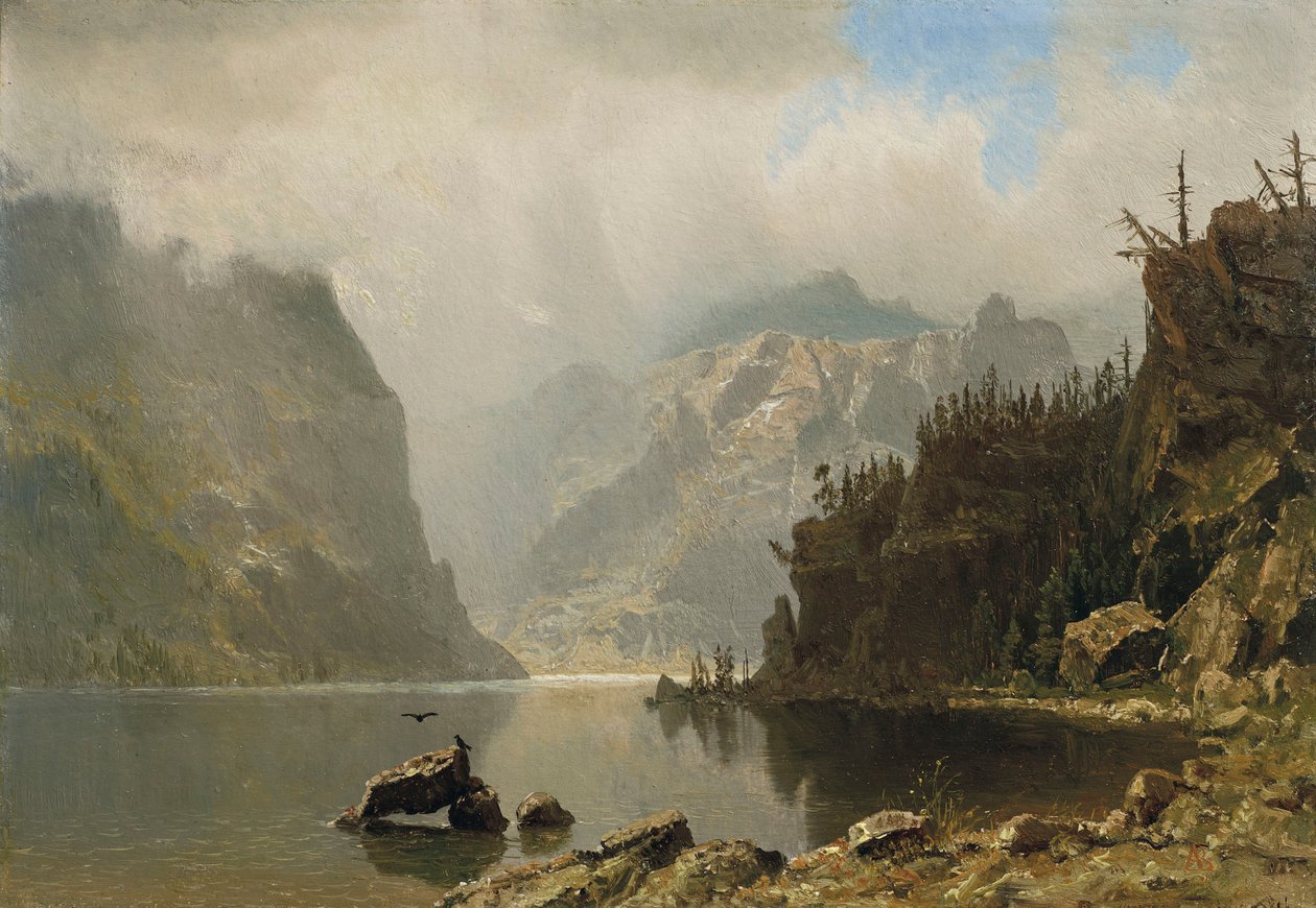 Paysage occidental - Albert Bierstadt