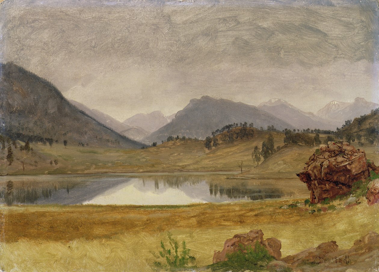 Pays de la rivière Wind, vers 1860 - Albert Bierstadt