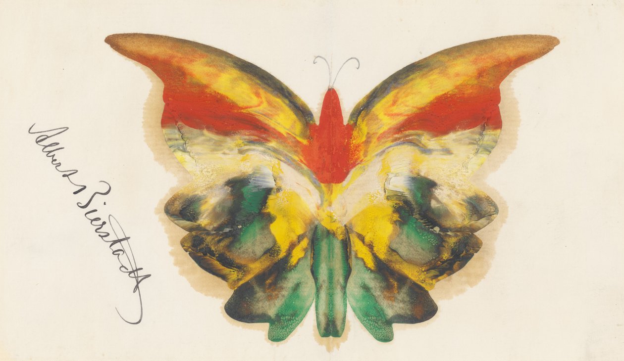 Gelber Schmetterling - Albert Bierstadt