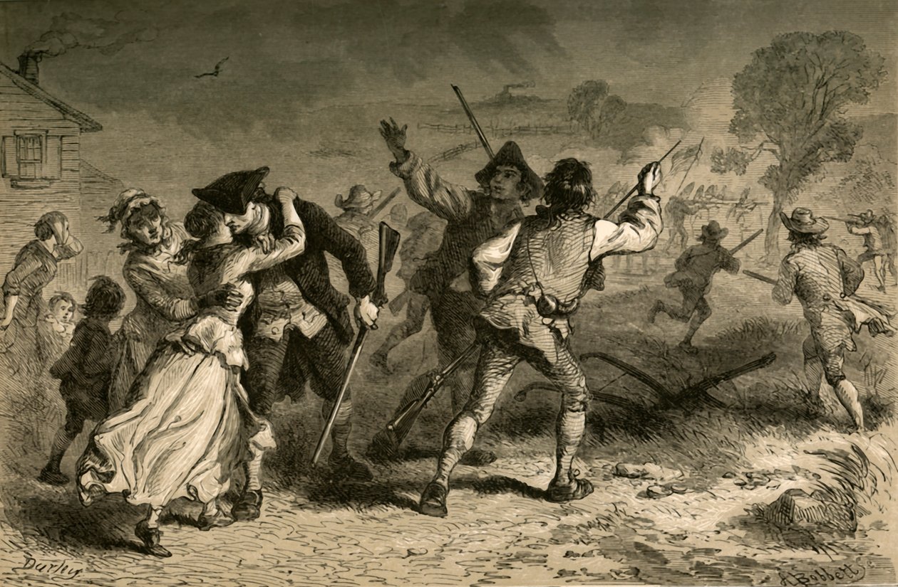 Concord - Le premier coup pour la liberté, 1877 - Albert Bobbett