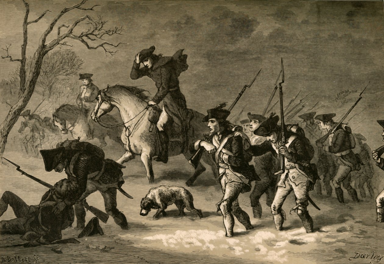 La Marche de Valley Forge, 1877 - Albert Bobbett
