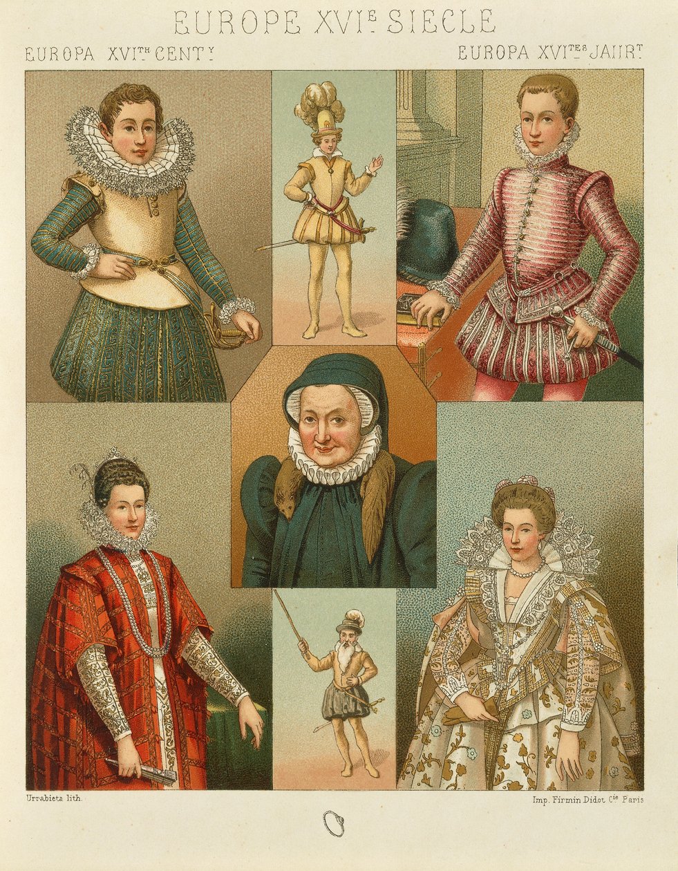 Le Costume Historique par Auguste Racinet, Volume IV - Albert Charles August Racinet