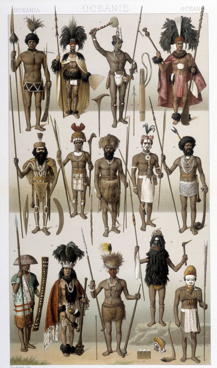 Costumes traditionnels des peuples indigènes d