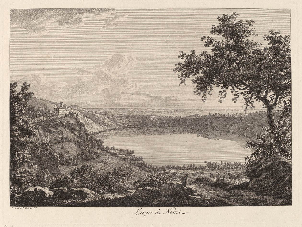 Lago di Nemi - Albert Christoph Dies