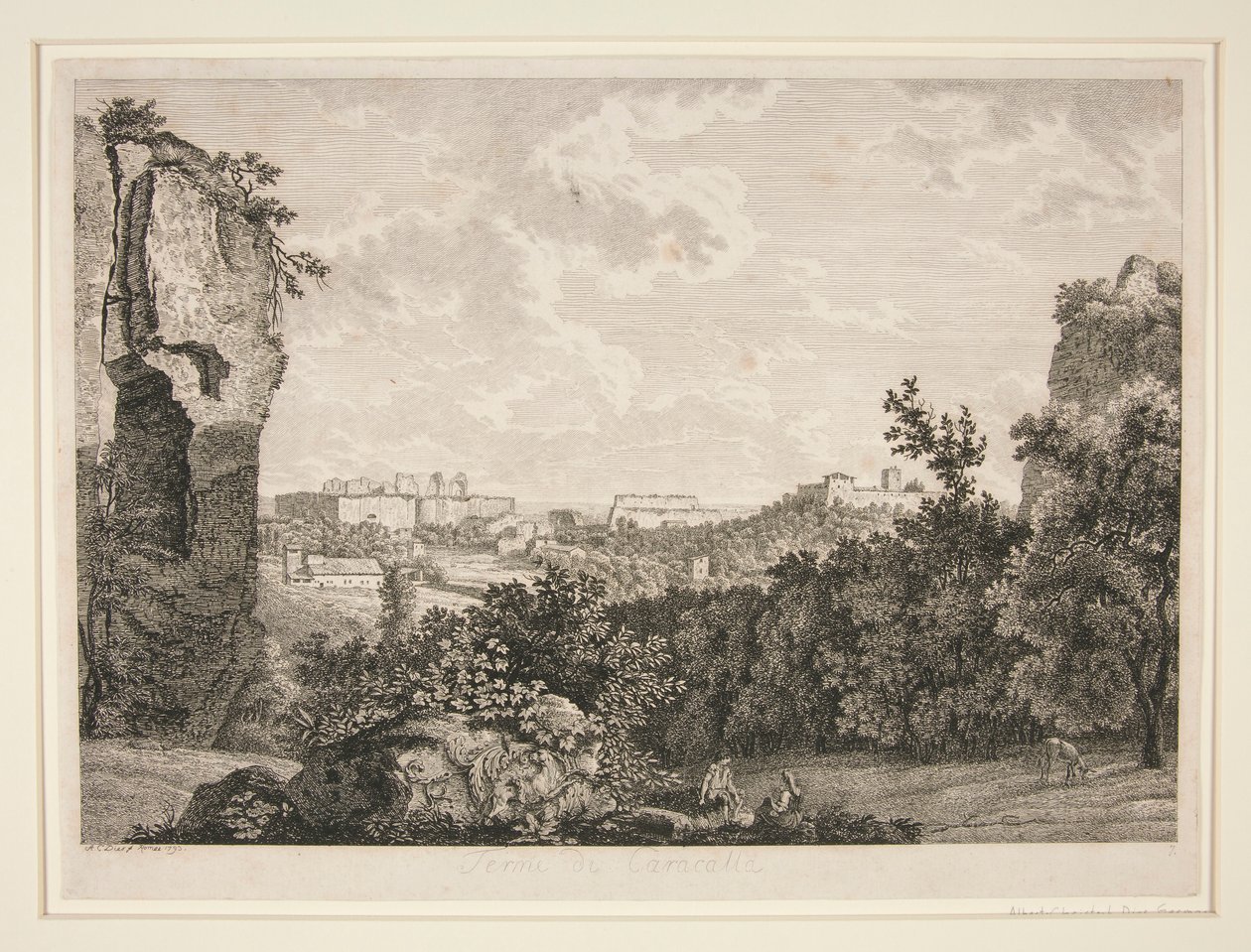 Les Thermes de Caracalla, Rome - Albert Christoph Dies