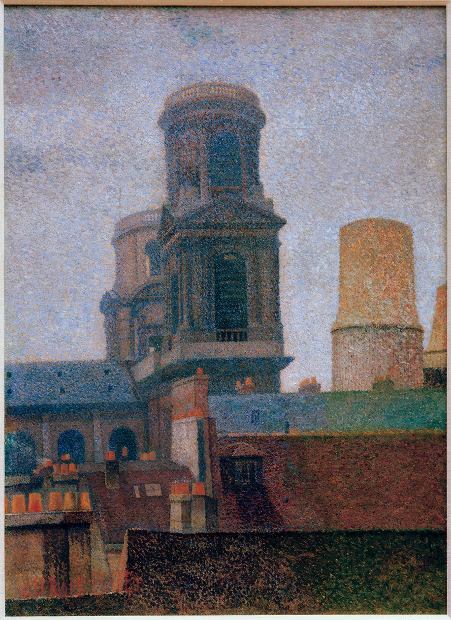 Les tours, Saint-Sulpice - Albert Dubois-Pillet