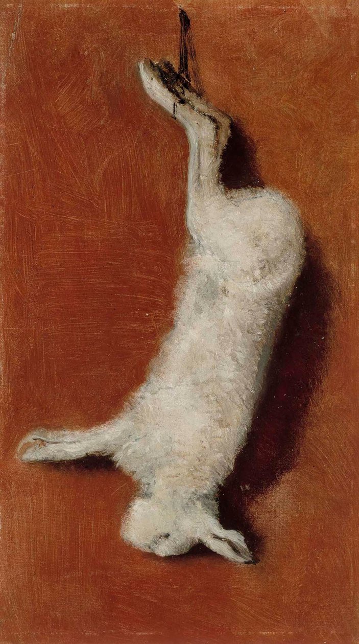 Lièvre mort, étude - Albert Edelfelt