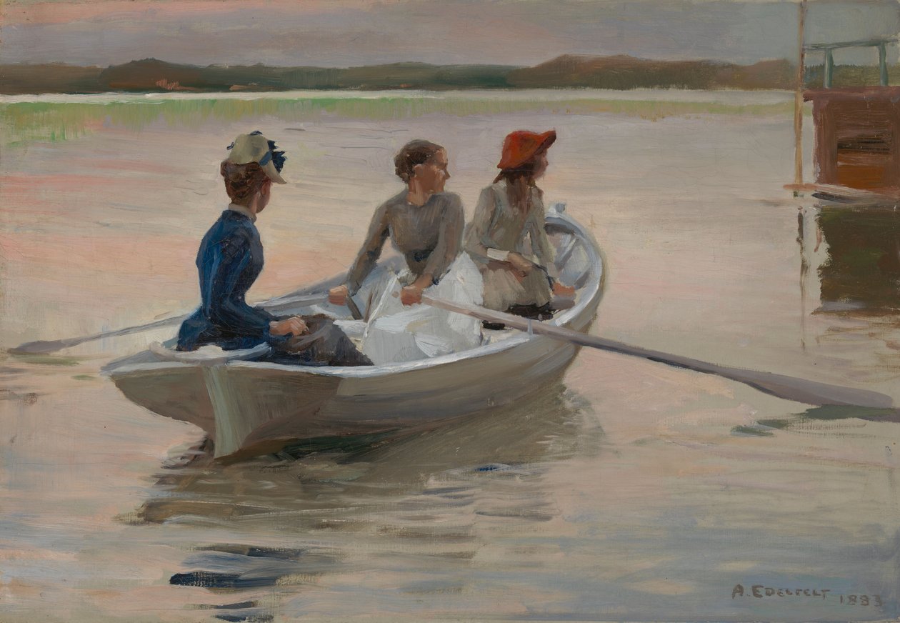 Des filles dans une barque (L