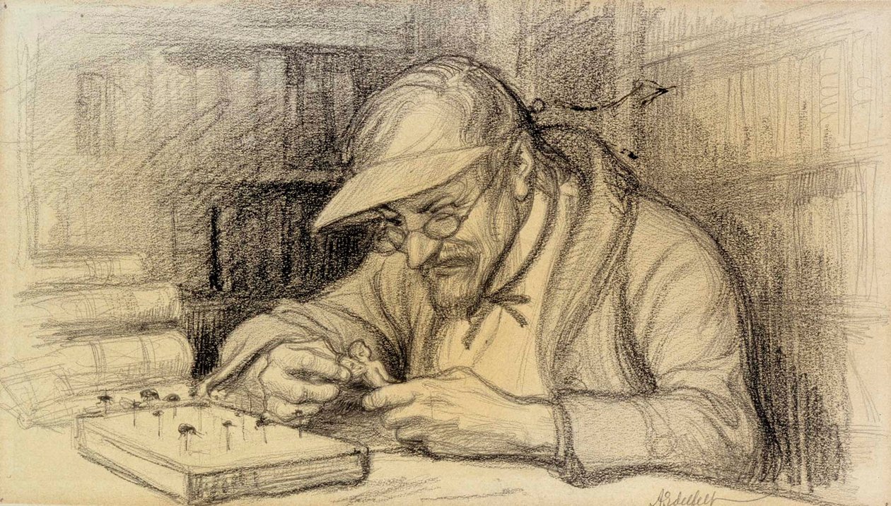 Illustration du petit génie - Albert Edelfelt