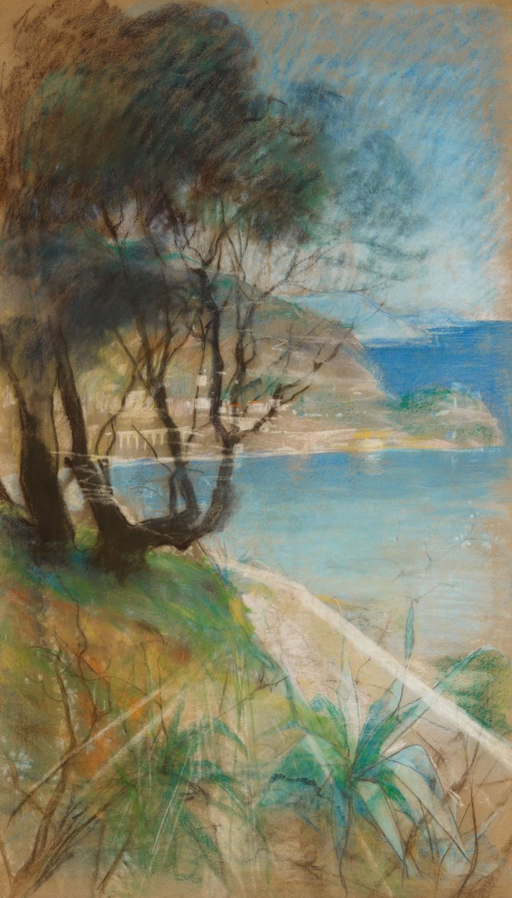 Paysage de la Méditerranée - Albert Edelfelt