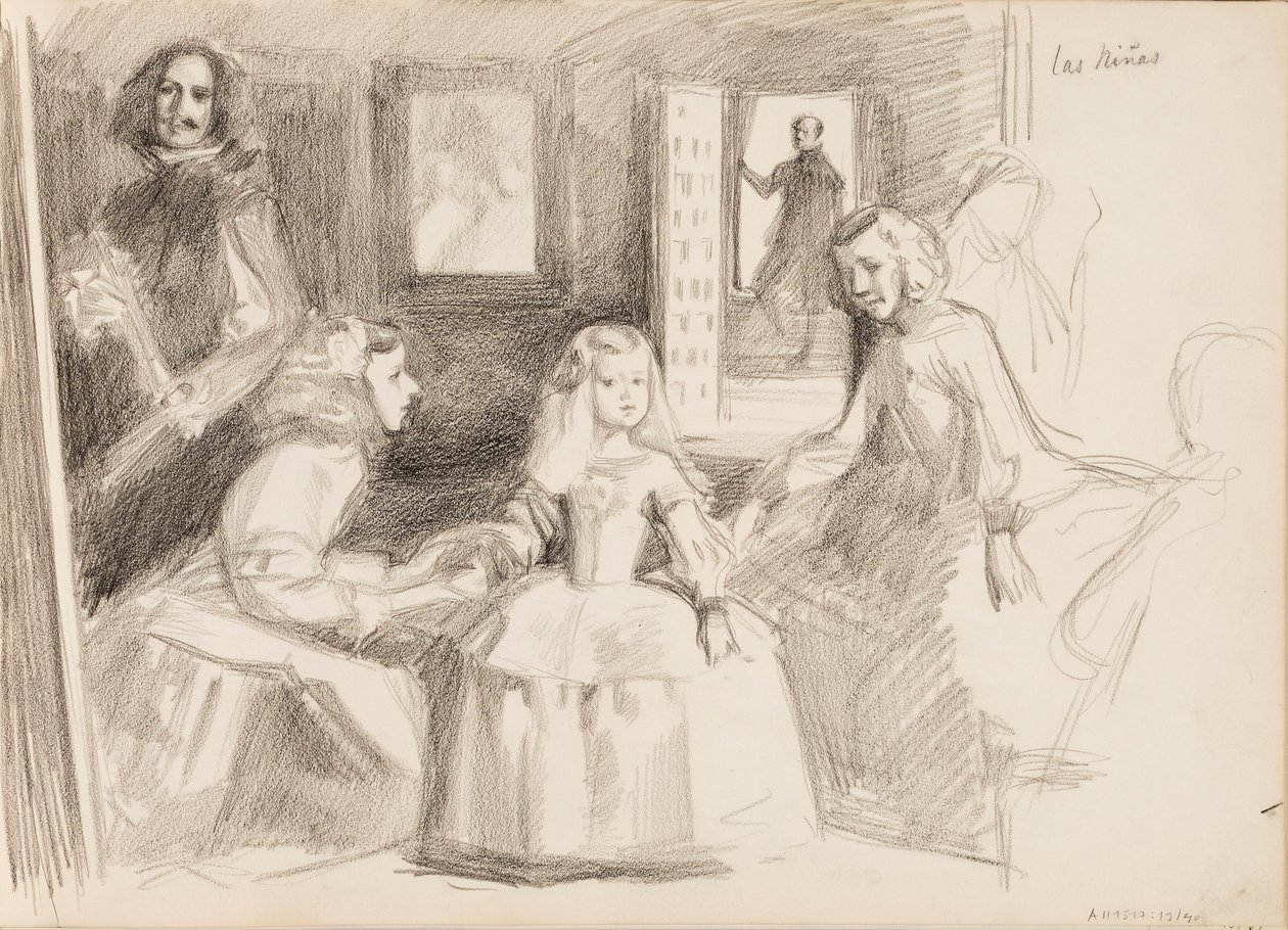 Las Meninas, esquisse d