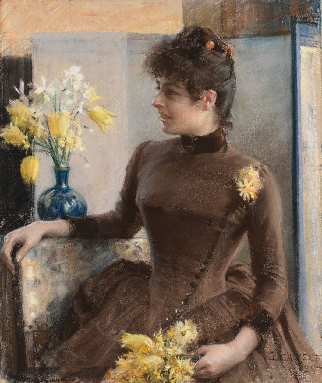 Parisienne - Albert Edelfelt