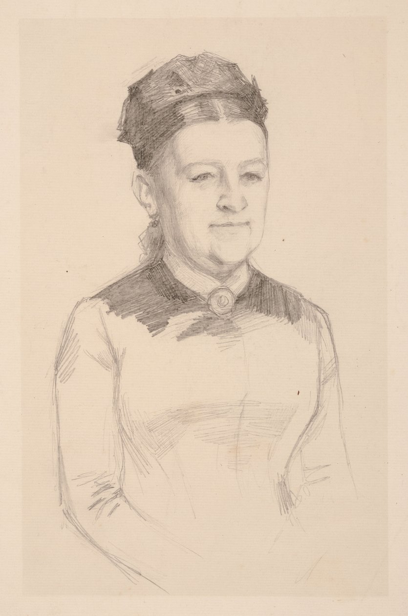 Étude de portrait de Mme Anna Sinebrychoff - Albert Edelfelt
