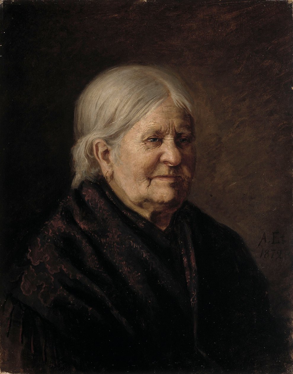Portrait de Fredrika Snygg (Tajta) - Albert Edelfelt