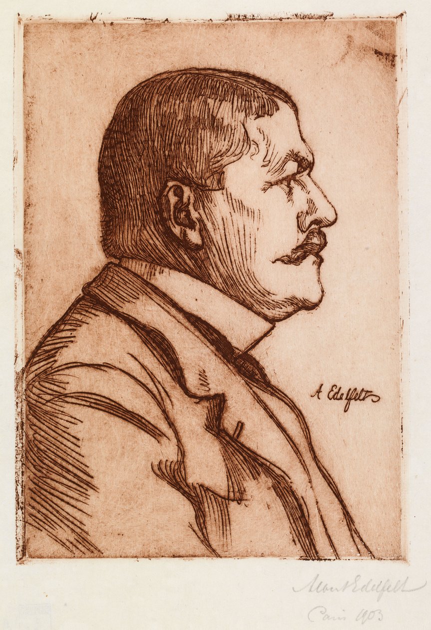 Portrait du ministre Jean-Baptiste Pasteur - Albert Edelfelt