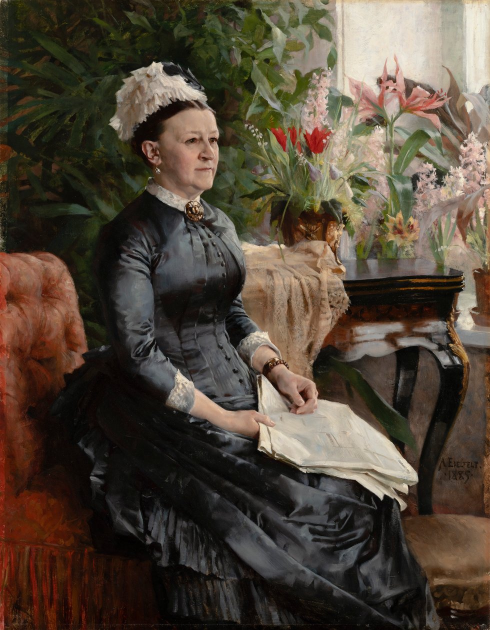Portrait de Mme Anna Sinebrychoff - Albert Edelfelt
