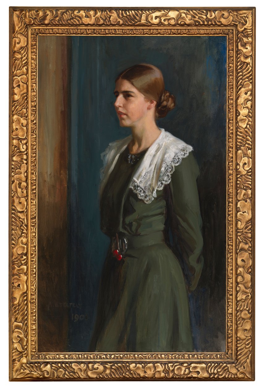 Portrait de Mme Michaela Pooley (née Krohn) - Albert Edelfelt