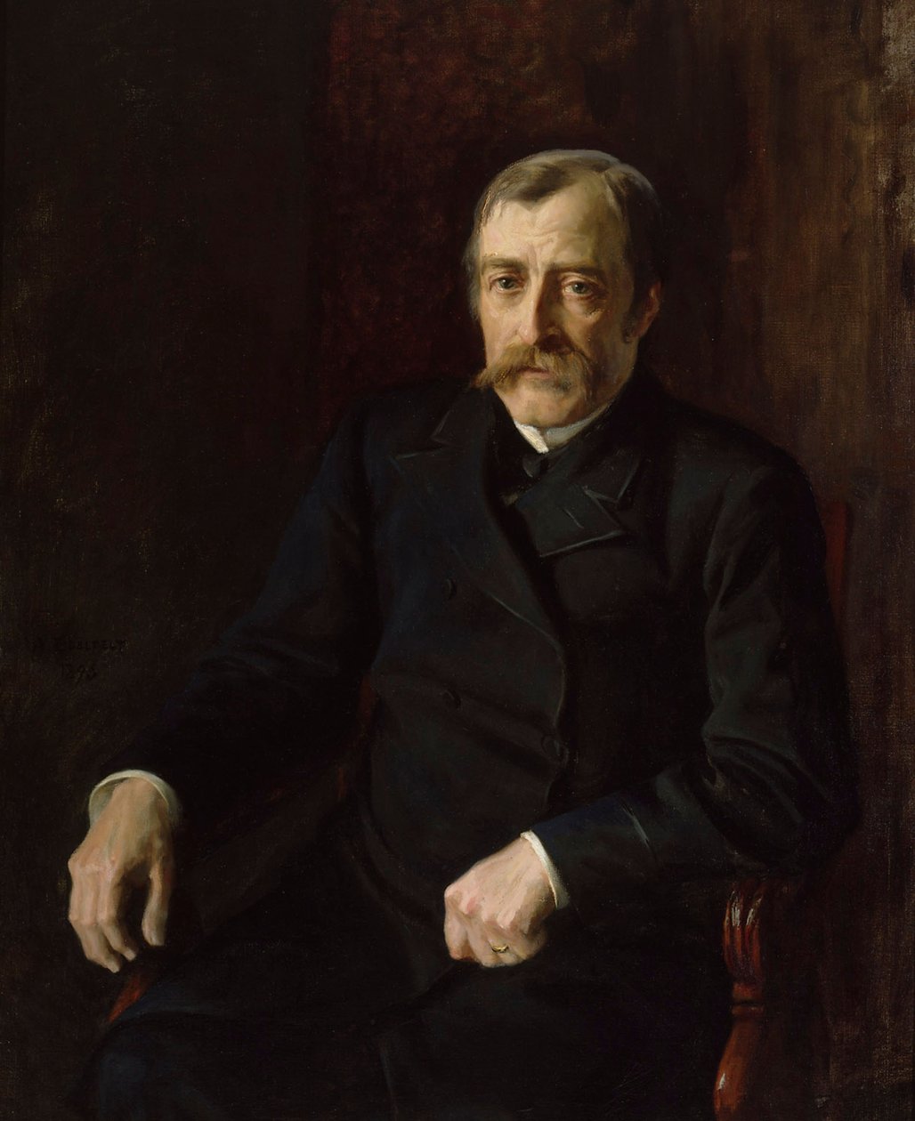 Portrait du professeur Carl Gustaf Estlander - Albert Edelfelt