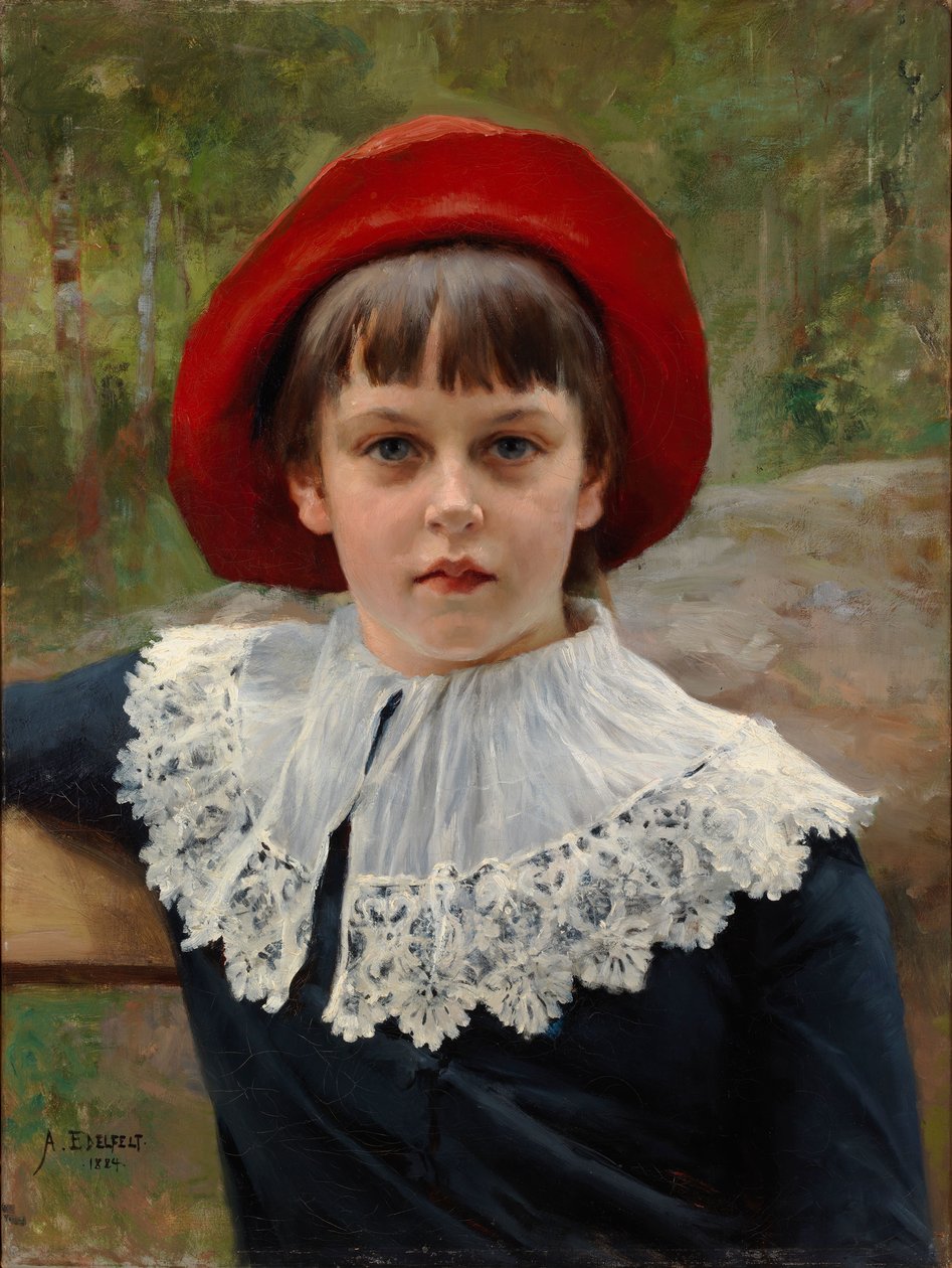 Portrait de Berta Edelfelt, sœur de l