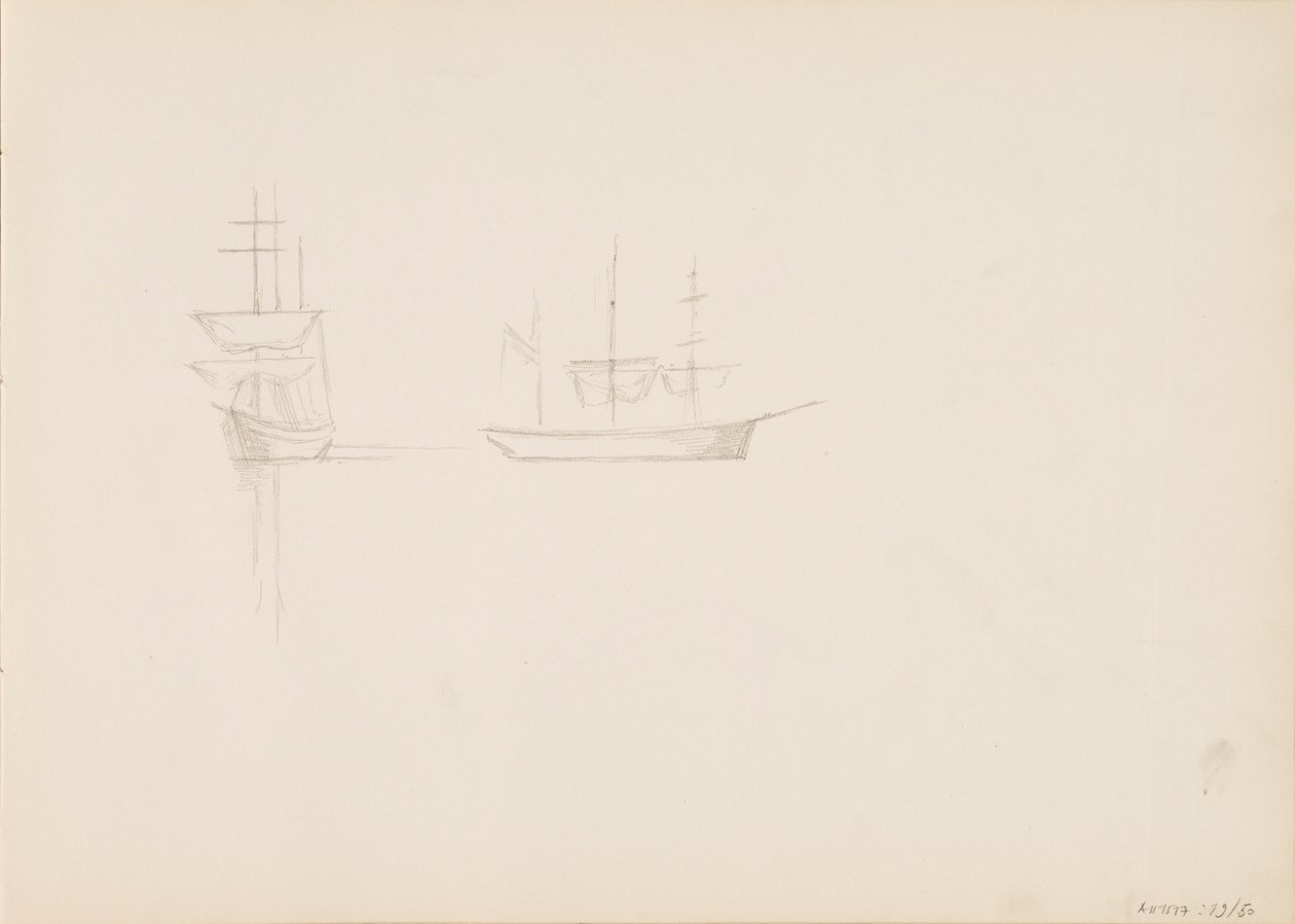 Bateaux à voile - Albert Edelfelt