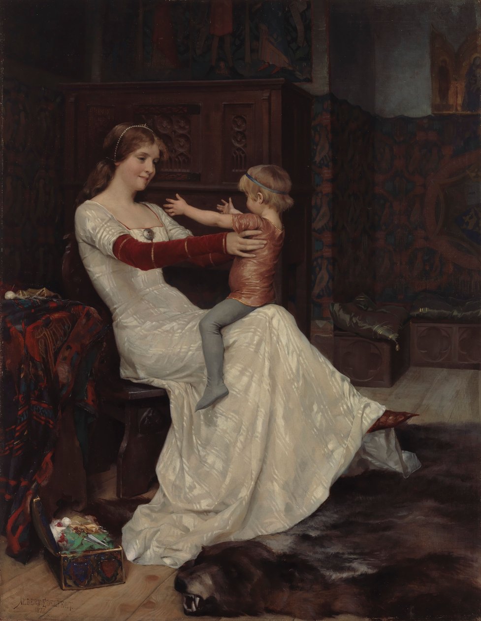 Reine Bianca - Albert Edelfelt