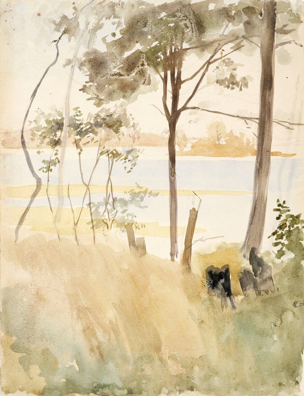 Le bord de mer à Haikko en automne - Albert Edelfelt
