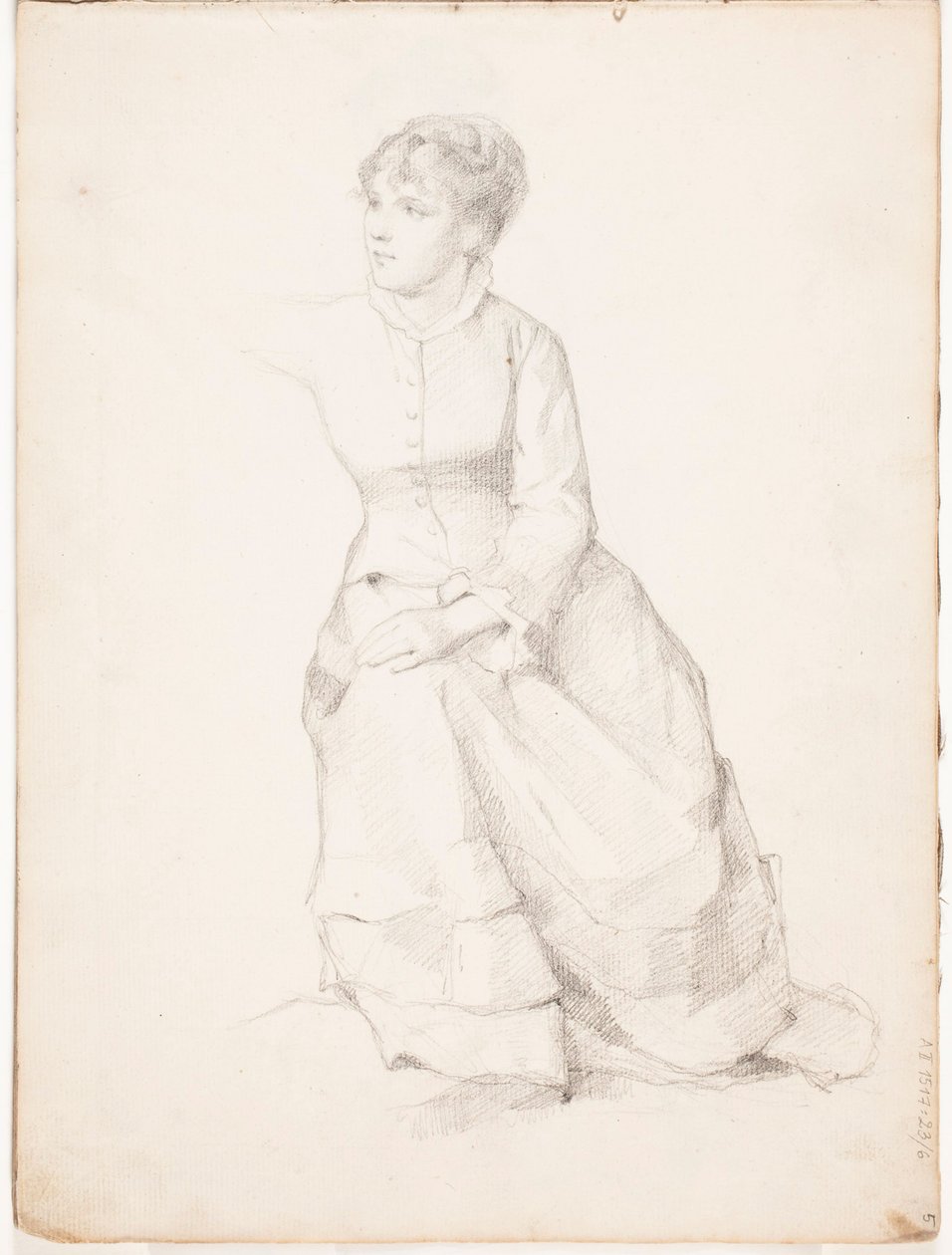 Femme assise - Albert Edelfelt