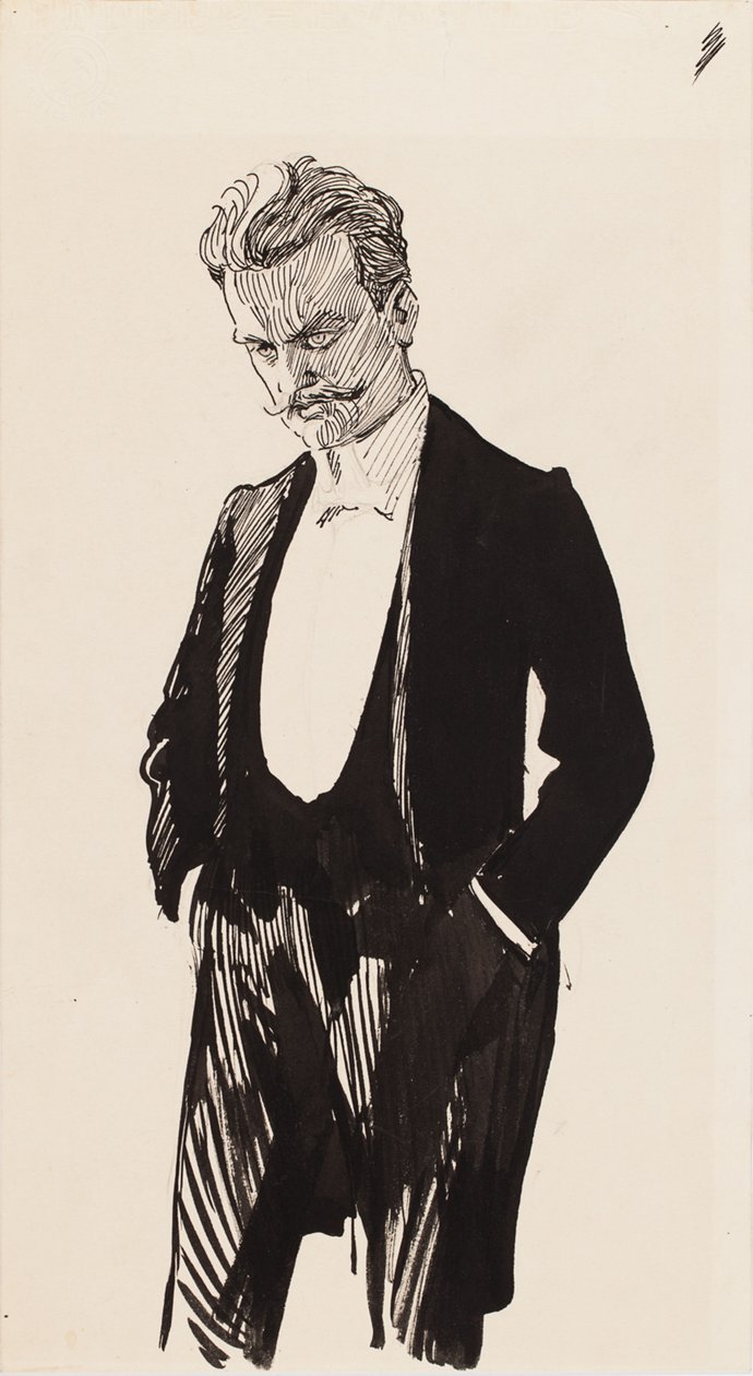 Le compositeur Jean Sibelius - Albert Edelfelt