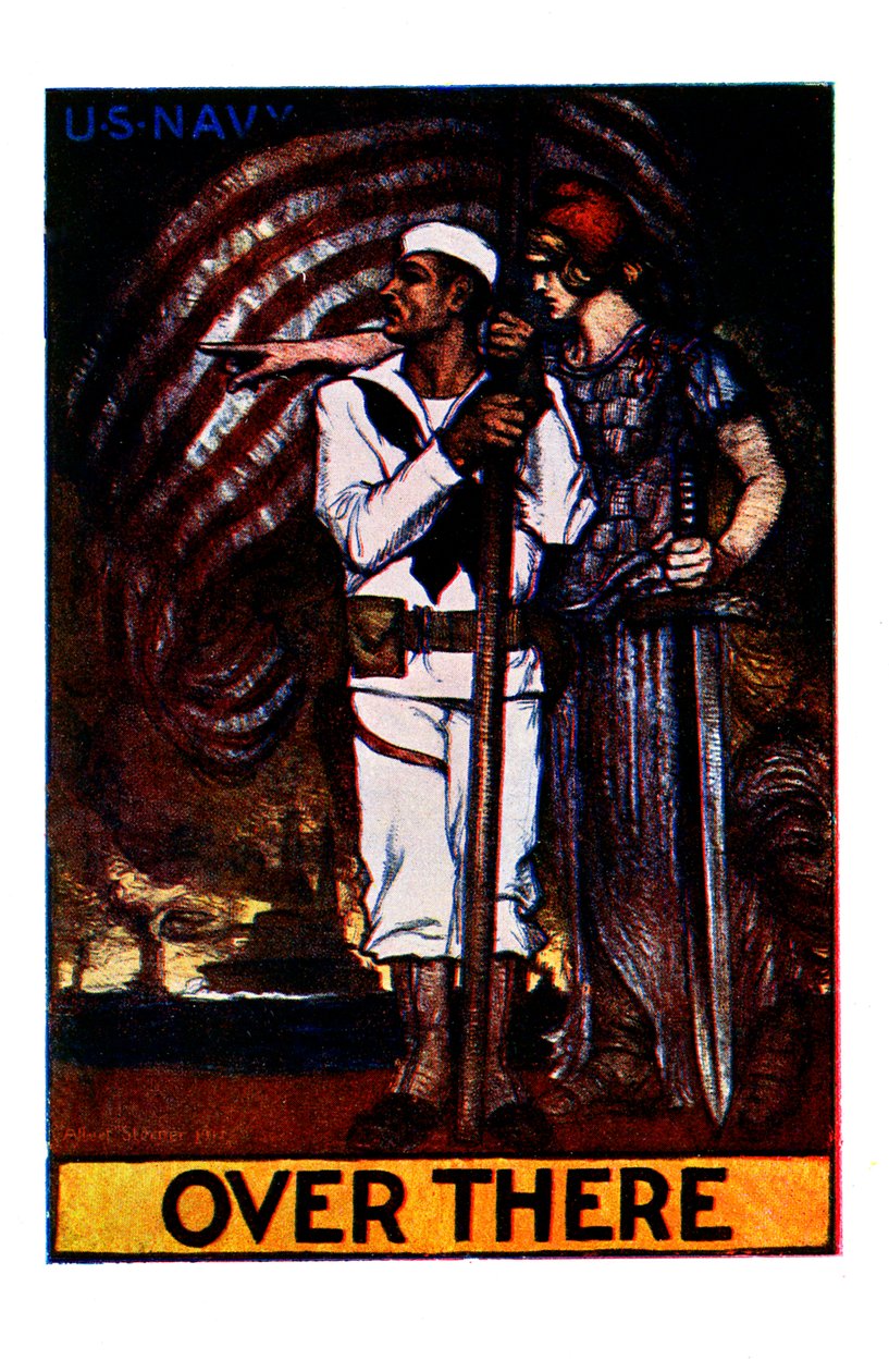 Affiche de la marine américaine Première Guerre mondiale : 