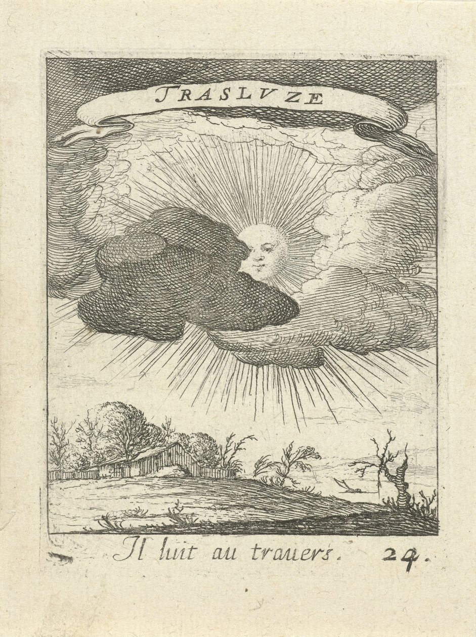 Soleil derrière les nuages - Albert Flamen