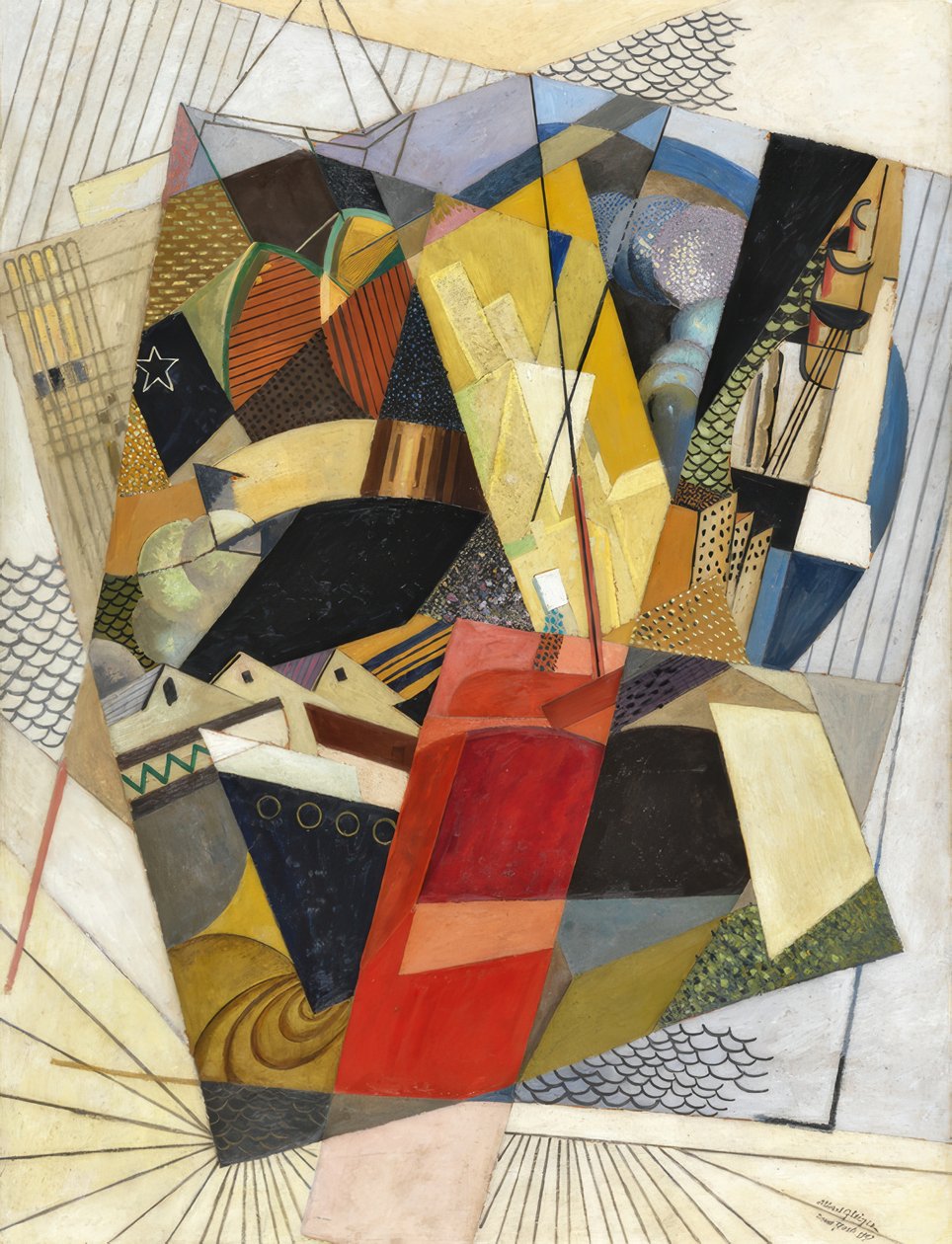 Dans le port - Albert Gleizes