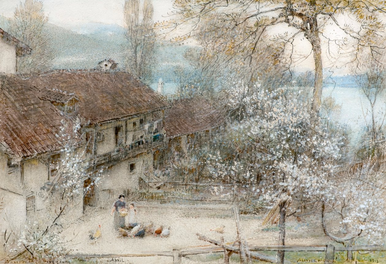Baveno Lago Maggiore - Albert Goodwin