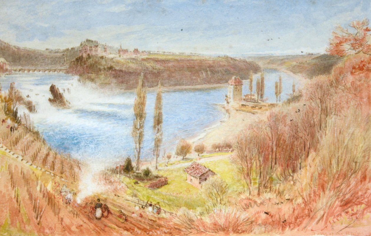 Chutes du Rhin - Albert Goodwin