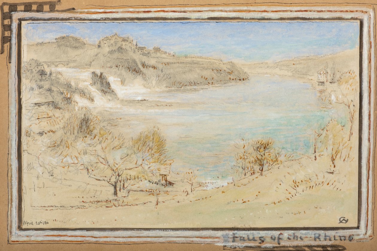 Chutes du Rhin - Albert Goodwin