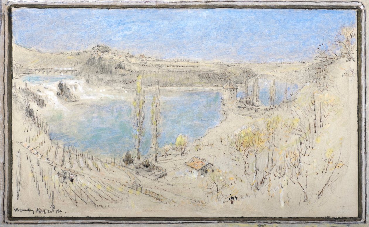 Chutes du Rhin - Albert Goodwin