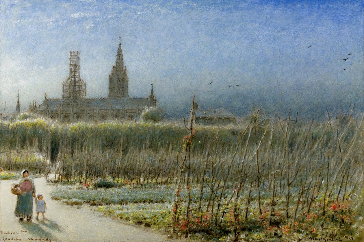 Haricots Verts de Caudebec, Normandie - Albert Goodwin