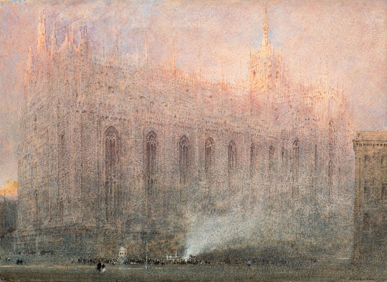 Cathédrale de Milan - Albert Goodwin