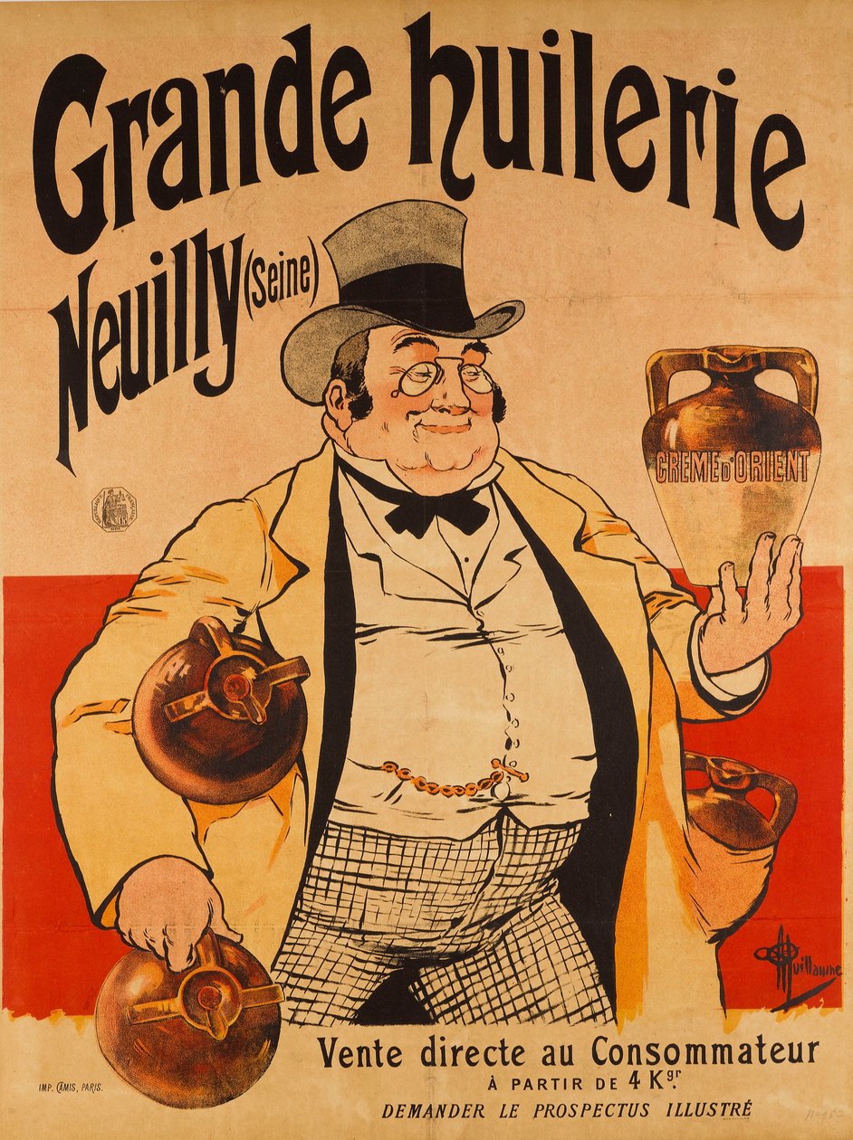 Grande huilerie - Neuilly Seine, vers 1895 - Albert Guillaume