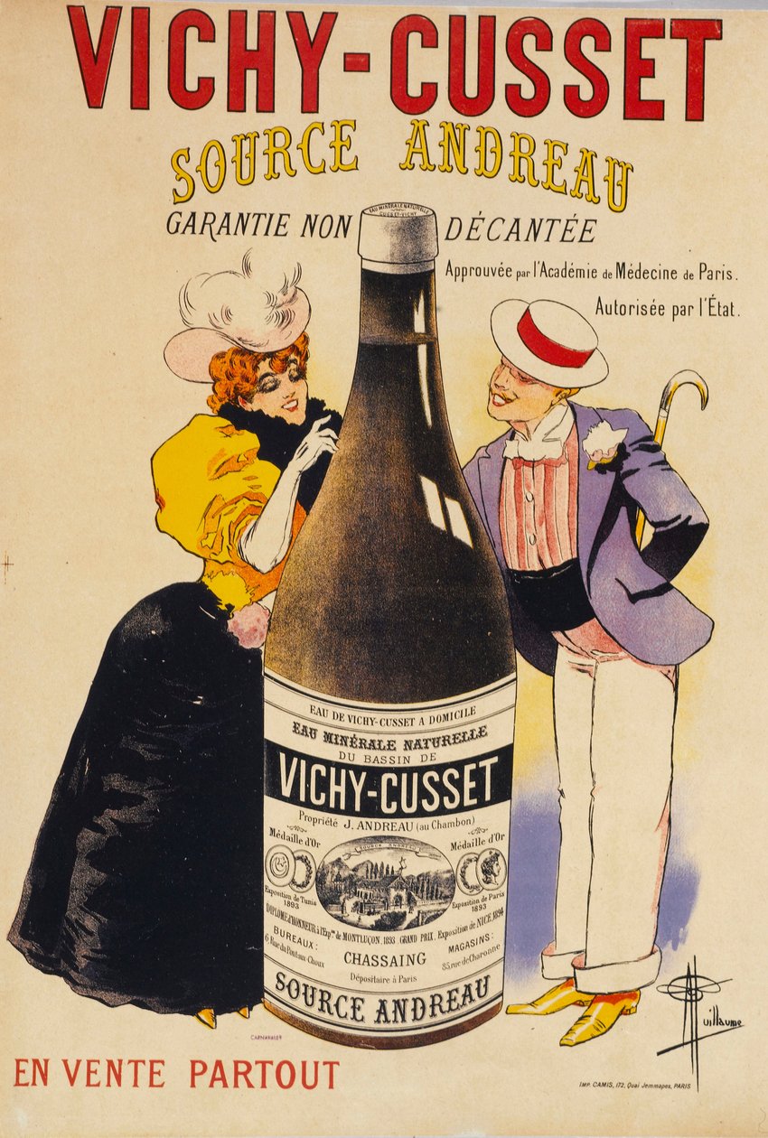 Vichy-Cusset - Source Andreau, vers 1895 - Albert Guillaume
